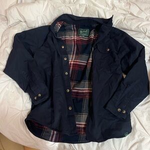 Oversized Navy Jacket w flannel lining (similar to brandy cielo or lucy jacket)